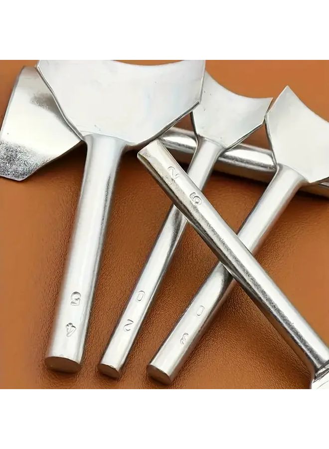Leather Trimming Tool Set 7 Pcs Shallow Semi Circular Punch For DIY Leather Craft - Image 4