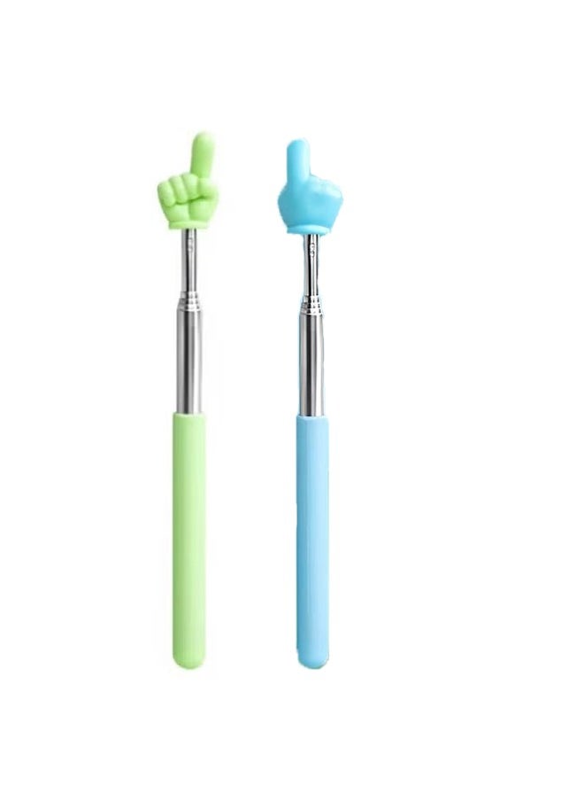 Generic Finger Reading Stick Green and Blue  - Image 1