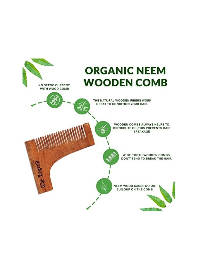 The Legend Organic Pure Neem Wood Comb - Image 2