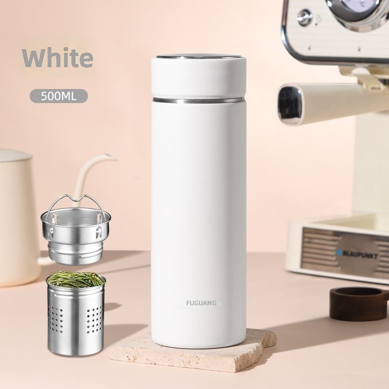 FUGUANG Insulated Cup 2026 - 316 Stainless Steel, Large Capacity, Portable Tea Separator, Minimalist Instagram Style - Image 1