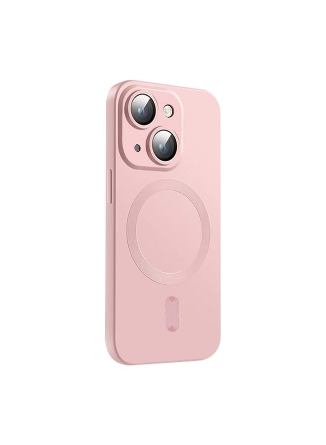 Case For iPhone 14 Plus MagSafe Matte TPU Phone Case with Lens Film