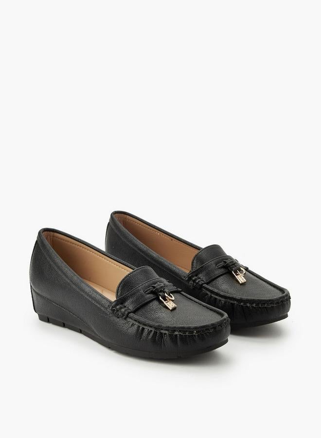 Flora Bella By Shoexpress Women Wedge Heel Loafers - Image 3
