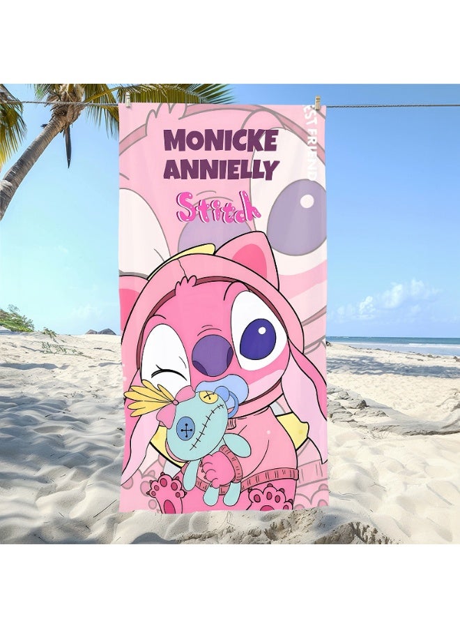 Stitch Beach Towel - Quick-Dry Absorbent Bath Towel 70*150cm - Image 2