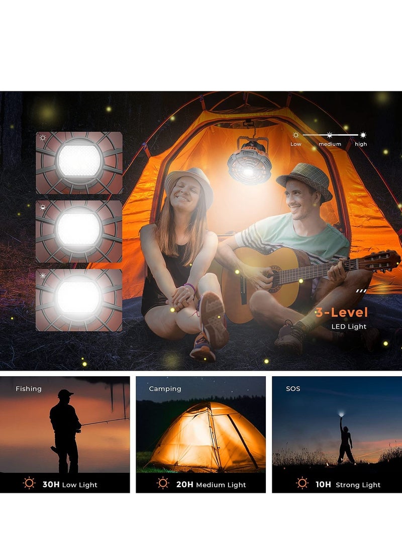 WAMBORY Camping Fan with LED Lantern Ceiling Tent Fan - Image 5
