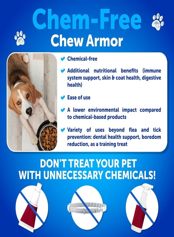 Artullano Flea and Tick Prevention for Dogs Chewables - Natural Flea Treatment Control - Supplement for Large & Small Dogs with Vitamins - Immune Support Chews - Puppy Pest Defense Oral Pills - 120 Soft Treats - Image 2