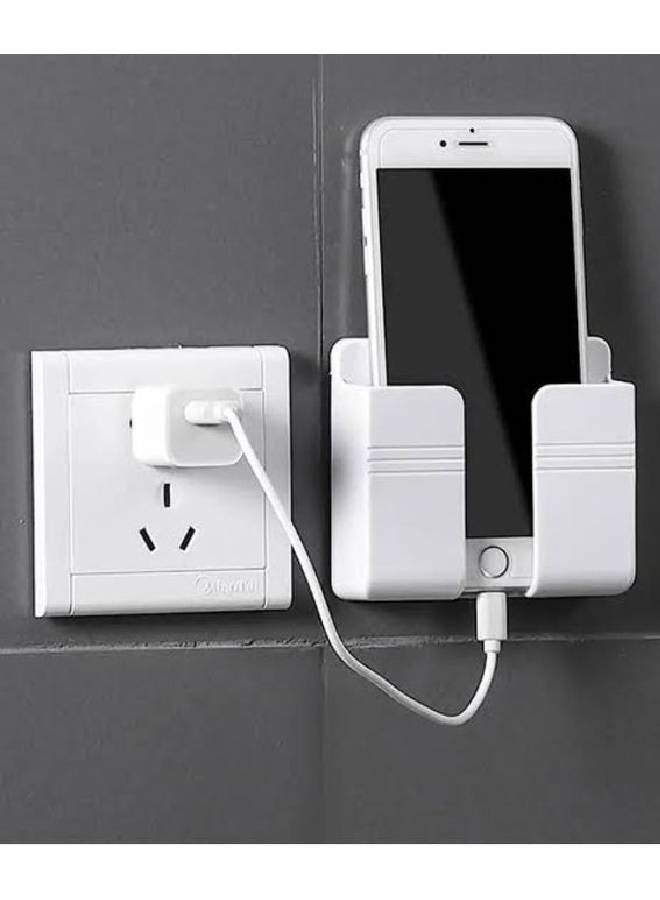 Holder for Remote & Phone, Multi Purpose Stand with Hole for Phone Charging  - Image 1
