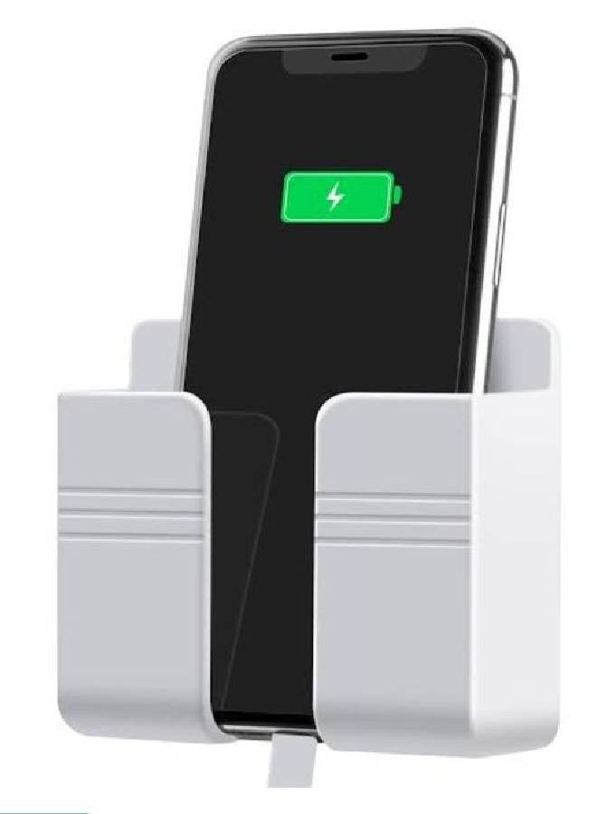 Holder for Remote & Phone, Multi Purpose Stand with Hole for Phone Charging  - Image 3