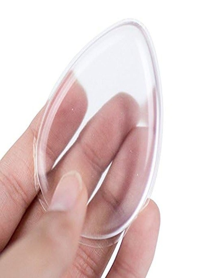 Jenna Silicone Makeup Sponge, Washable Jelly Makeup Sponge |Blender|Puff |Makeup Blender Sponge Applicator For Foundation Cream, Concealer (Color-Transparent Drops) - Image 3