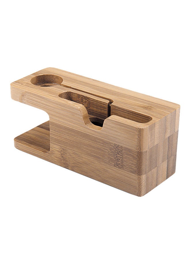 NIBEMINENT Docking Station Charger Stand Holder Beige - Image 1