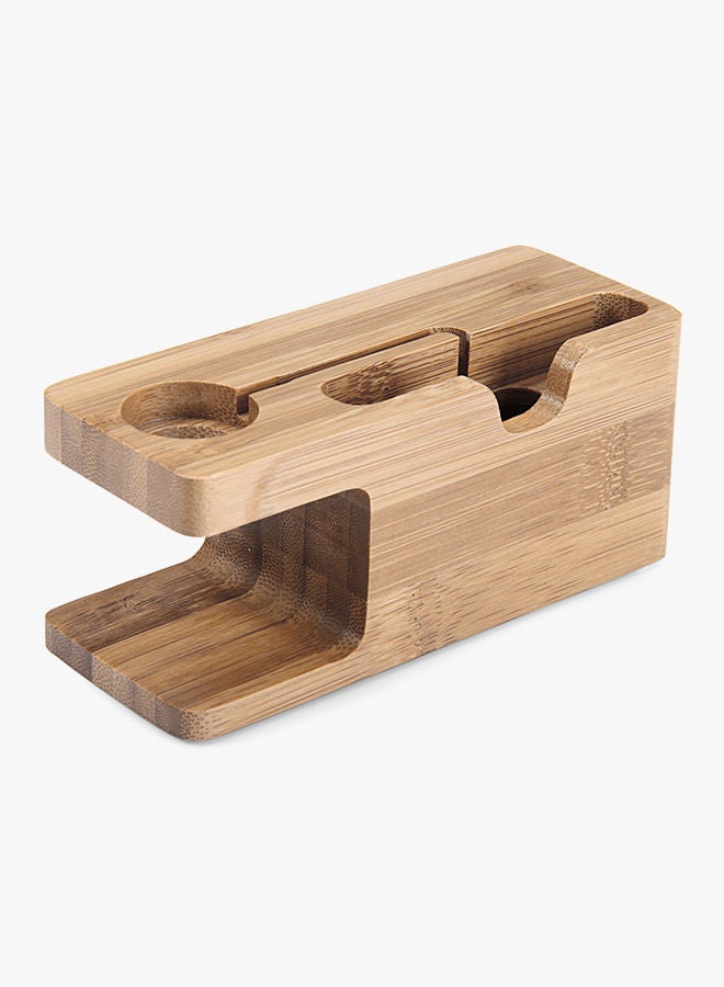 NIBEMINENT Docking Station Charger Stand Holder Beige - Image 3