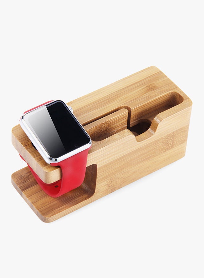 NIBEMINENT Docking Station Charger Stand Holder Beige - Image 5