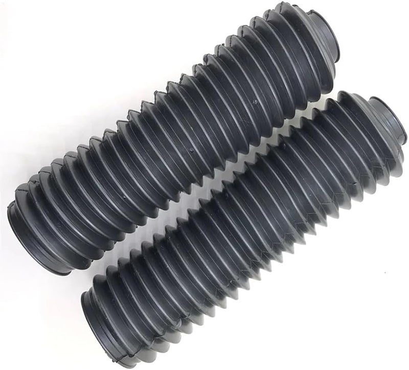 Universal Motorcycle Fork Gaiters 37mm X 235mm Front Shock Absorber Dust Cover 2X - Image 2