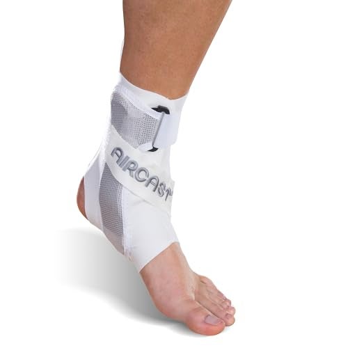 Aircast A60 Ankle Support Brace, Left Foot, White, Large - Image 4