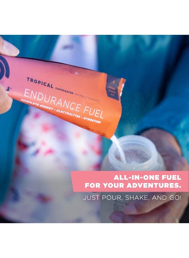 Tailwind - Tailwind Nutrition Endurance Fuel, Caffeine Drink Mix with Electrolytes, Non-GMO, Free of Soy, Dairy, and Gluten, Vegan Friendly, Tropical Buzz, 50 Servings - Image 1