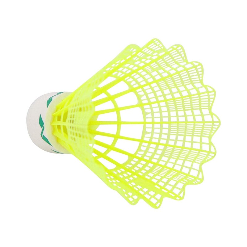 YOOKO ® (Pack of 5), Badminton Shuttle Cock, Green Color, Plastic Make with Cork On The Face (Low Speed) - Image 3