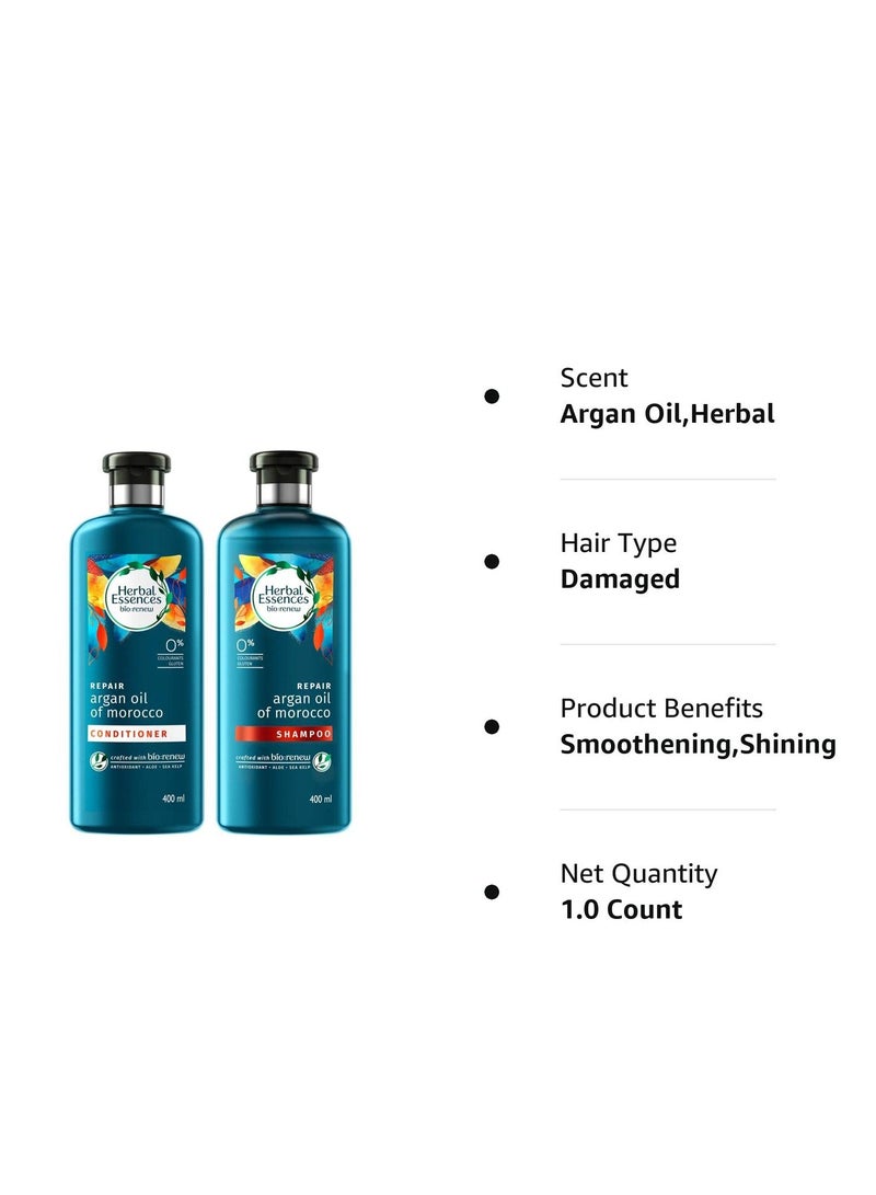 Herbal Essences Herbal Essences bio renew Argan Oil of Morocco CONDITIONER 400ml and Herbal Essences bio renew Argan Oil of Morocco SHAMPOO 400ml - Image 4
