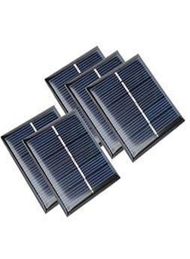 ambert أمبرت | لوحة شمسية صغيرة مربعة الشكل 6 فولت 70 مللي أمبير (70×70×3 مم) عبوة من 5 قطع - Image 1