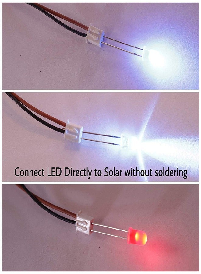 ambert أمبرت | لوحة شمسية صغيرة مربعة الشكل 6 فولت 70 مللي أمبير (70×70×3 مم) عبوة من 5 قطع - Image 4