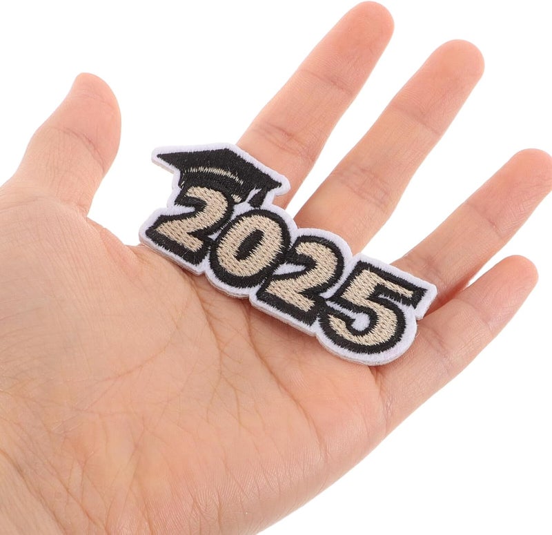 10 قطعة 2025 تطريز ترقيعي حراري للتخرج للملابس حقائب الظهر سترات قبعات إكسسوارات خياطة يدوية للخريجين - Image 4