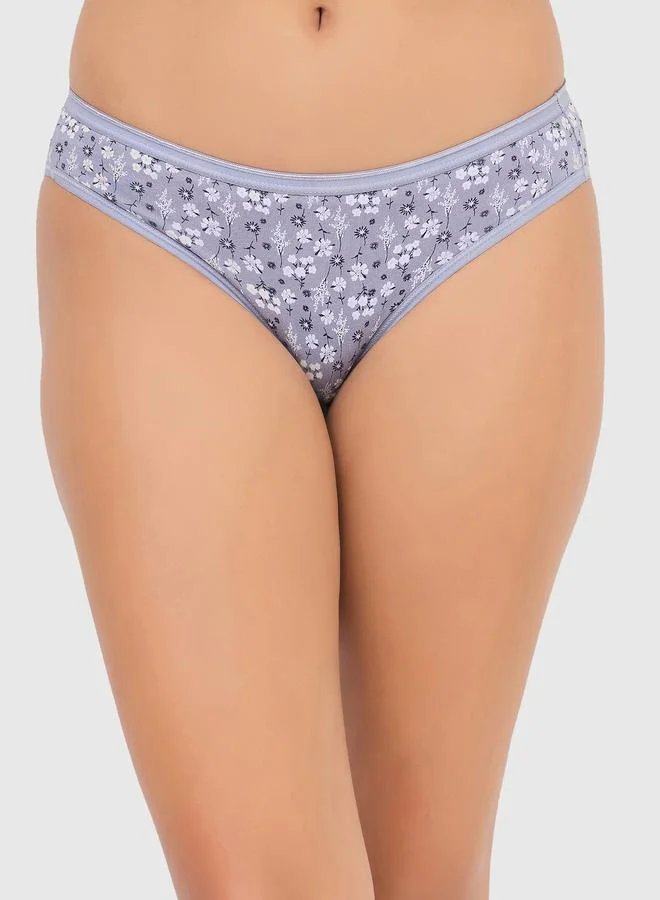 Clovia Clovia Pack of 3 - Printed Low Rise Bikini Briefs
