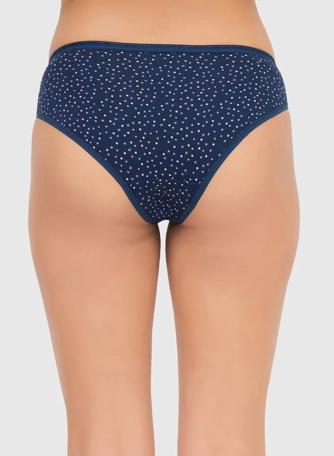 Clovia Clovia Pack of 3 - Printed Low Rise Bikini Briefs