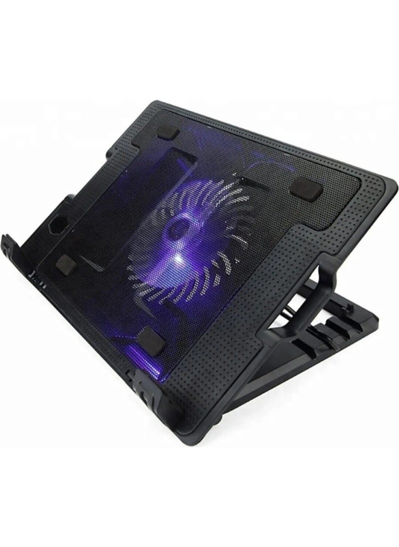 C-882 Laptop Notebook Cooler Stand with LED 14 cm Fan
