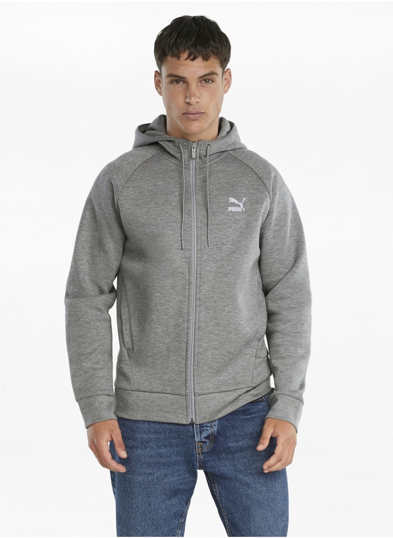 PUMA - Classics Tech Mens Full-Zip Hoodie - Image 1