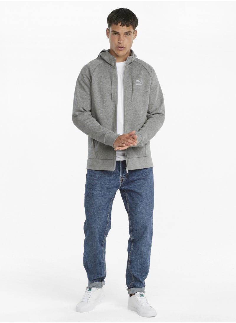 PUMA - Classics Tech Mens Full-Zip Hoodie - Image 1