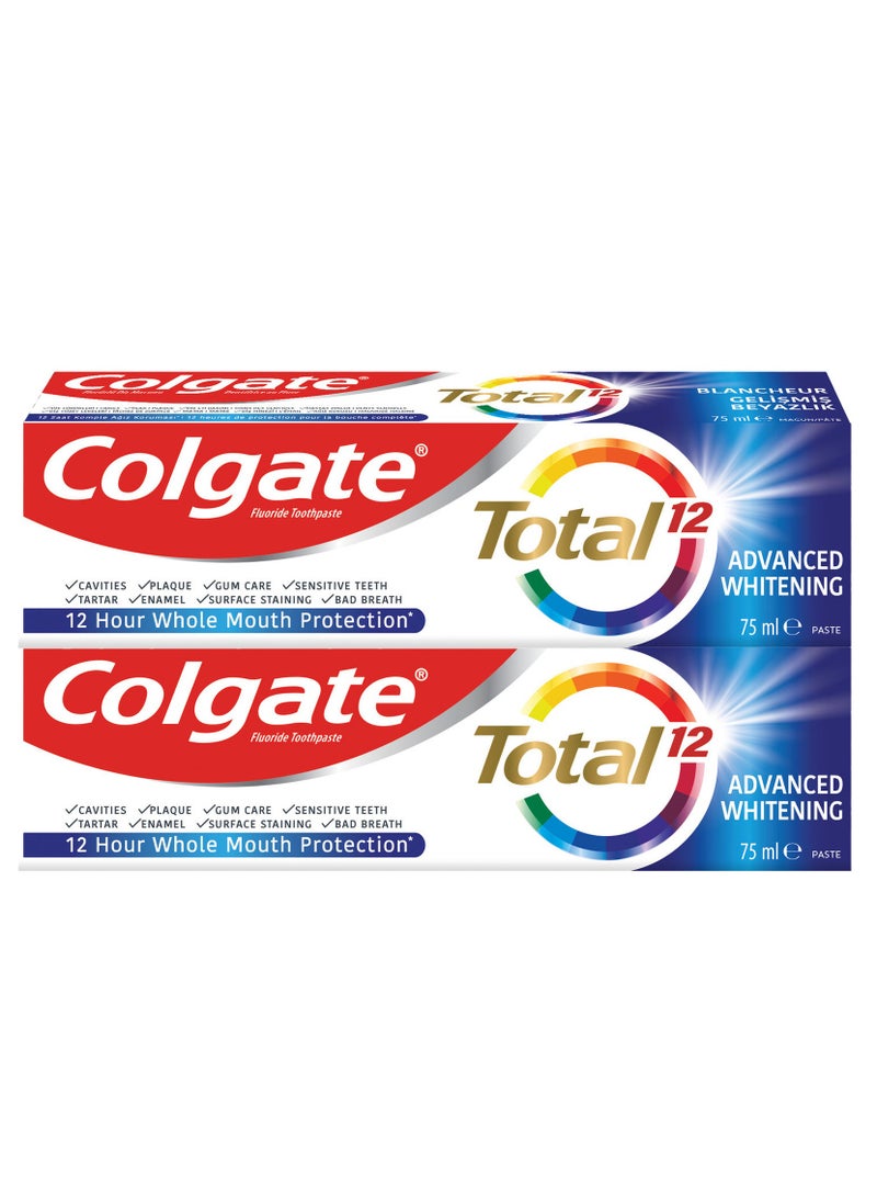 Colgate Toothpaste Total Whitening Pack Of 2  - Image 1
