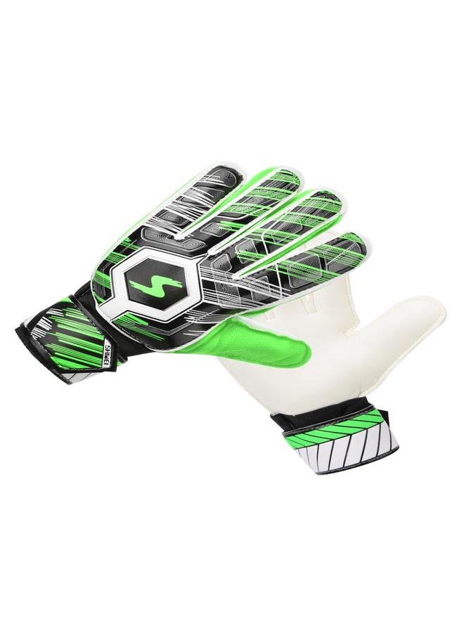 Thoraya Adult Children Professional Football Soccer Goalkeeper Goalie Thicken PU Gloves ProtectorGreen 9#  - Image 2