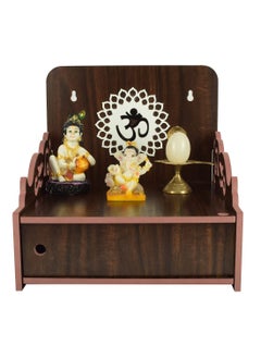 YIXT YIXT Handmade Beautiful Wooden TempleHome TemplePuja MandirWall Hanging and Table Top Home Mandir TempleHome Decor Beautiful Wooden Temple Maroon4 