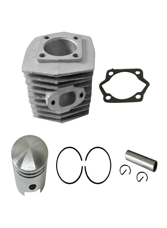 COEFEPIY 47mm Cylinder Head Piston Kit for 66cc 80cc 2 Stroke Engine Motorized Bicycle Bike Motor - Image 1