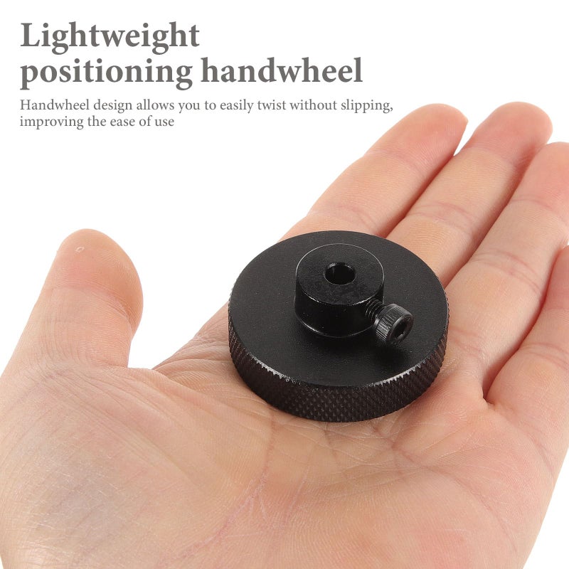 Precise 3D Printer Handwheel Black 42mm 5mm Bore For Stable Positioning Lightweight - Image 4