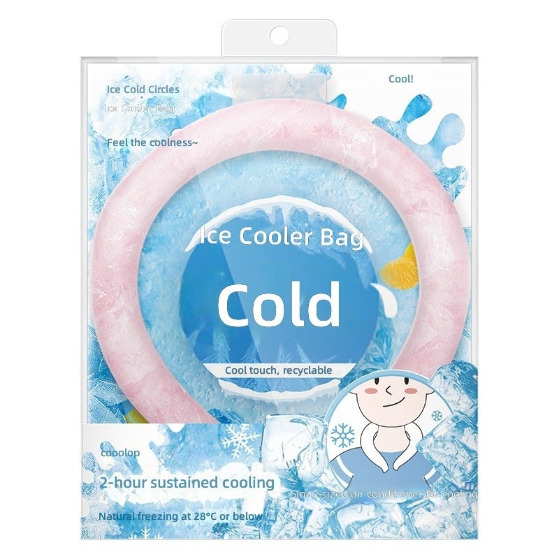 Summer Cooling Ice Ring - Portable Neck Cooler for Outdoor Sports