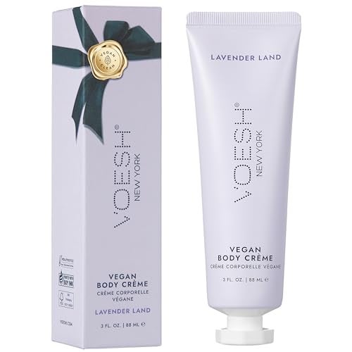 VOESH Vegan Body Creme - Skin Moisturing Cream, K-Beauty Korean Skincare, Lavender Land - 3oz - Image 1