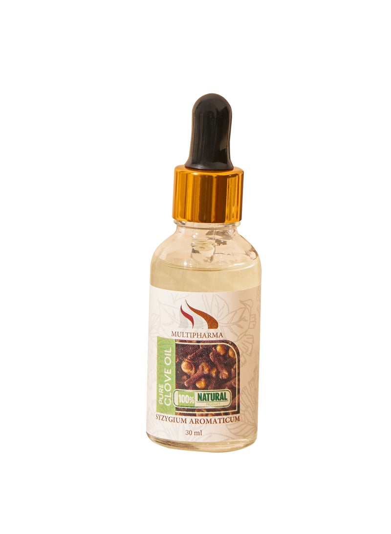 MULTIPHARMA Multi Pharma Pure Clove Oil for Toothache & Joint Pain Relief 30ML - Image 1