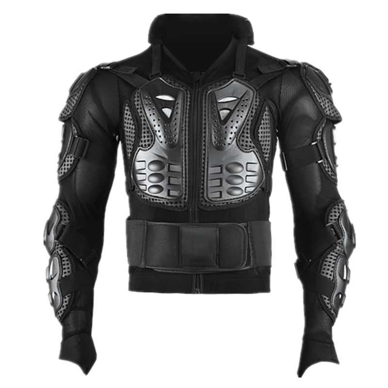 Generic HOMDECR Motorbike Protective Armour Chest Back Spine Armor Protector Armoured Jacket Clothing for Motorcycle（unisex） (Black,2XL)  - Image 1