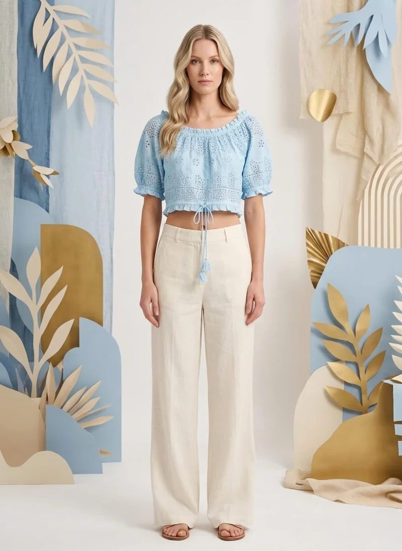 Alaya Women   Cotton Croptop -AL3738