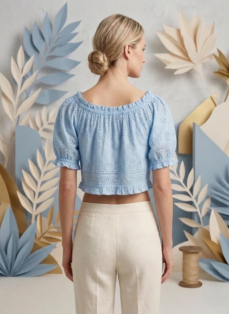 Alaya Women   Cotton Croptop -AL3738