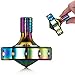 CHEETOP Precision Metal Spinning Top Long Lasting Spin Time and Perfect Balance Skilled Adult Easily Exceed 10 Mins Portable Stainless Steel EDC Office Desktop Game Toys M Iridescent - Image 2