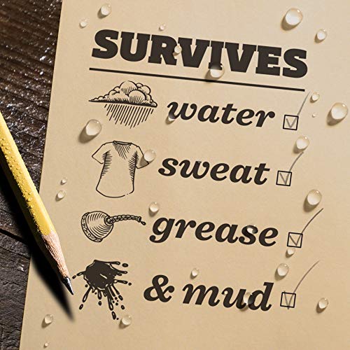 Rite In The Rain Weatherproof Copier Paper, 8.5" x 11", 20# Tan, 200 Sheet Pack (No. 9511T) - Image 2