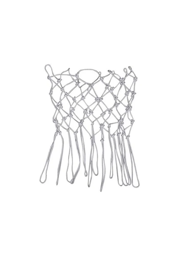 Nivia 5601 Terylene Basketball Net - 50cm White