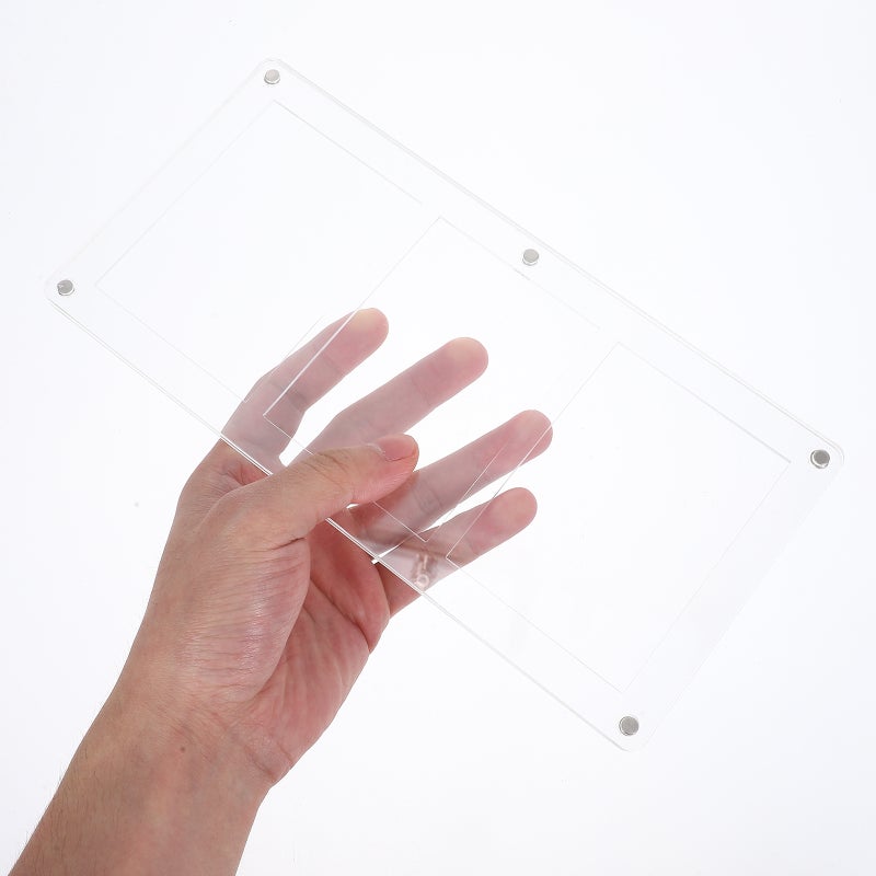 Trading Card Display Frame Magnetic Frame And Card Slots Wall Mount Display Case For Collectibles Office Home And Exhibitions - Image 2