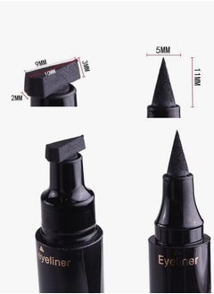 Miss Rose Longlasting Waterproof Quick-Dry Stamp Eyeliner Pen Black  - Image 5