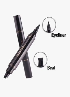 Miss Rose Longlasting Waterproof Quick-Dry Stamp Eyeliner Pen Black  - Image 4
