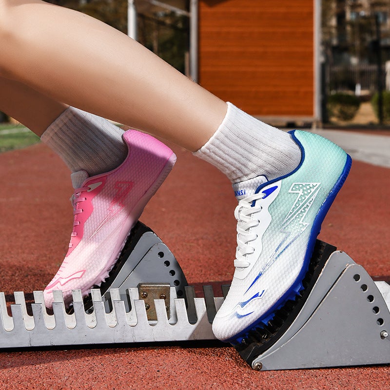Factory Dropshipping Pink Spikes, Medium And Short Running Shoes For Male And Female Students, Track And Field Competition Running And Long Jump Spikes - Image 4