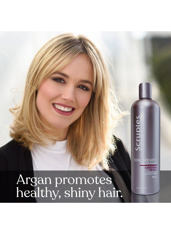 Scruples Total Integrity Ultra Rich Shampoo Nourish Protect And Prolong Color Treated Hair Gentle Sulfatefree And With Argan Pack Of 2 - Image 5