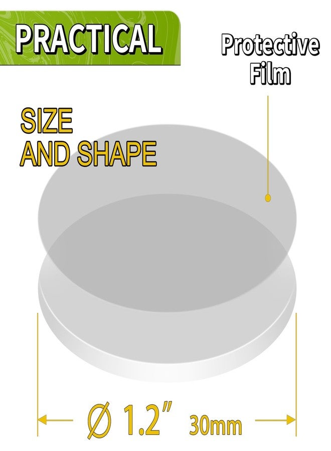 Piteno® 150 Pcs Double Sided Adhesive Dots 1.2" Clear Removable Adhesive Mounting Putty Waterproof Non-marking Adhesive Dots Adhesive Putty for Poster Picture Festival Decoration Museum (30mm) - Image 2