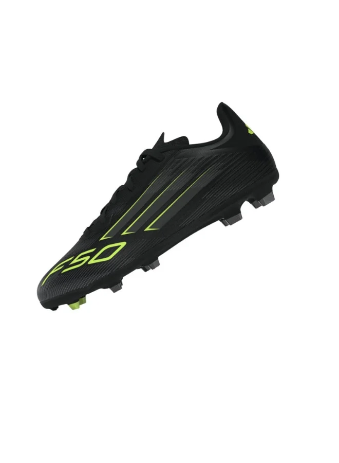 Adidas F50 League Fg/Mg J U Black Football/Soccer Shoes For Kids