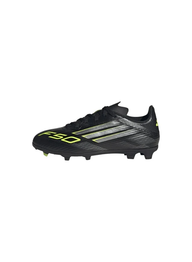 Adidas F50 League Fg/Mg J U Black Football/Soccer Shoes For Kids